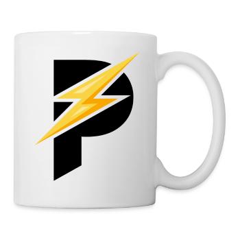 P wie Padel - Geschenk für Padelspieler - Tasse - Weiß - Rechts