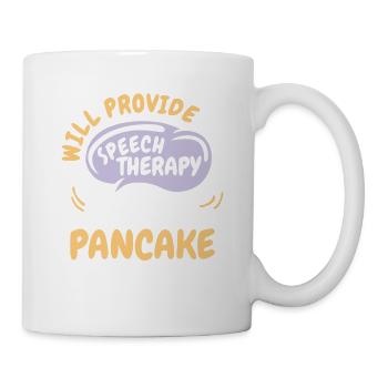 Provide Speech Therapy for Pancake Funny Speech - Mug - white - Right