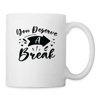 Gelassenheit Mitarbeiter Entspannen Inspirierende - Tasse - Weiß - Rechts