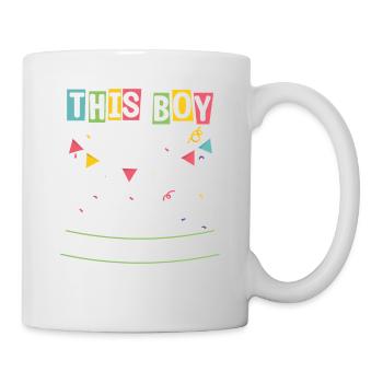 Junge Ist Jetzt 10 Zweistellig 10. Geburtstag - Tasse - Weiß - Rechts