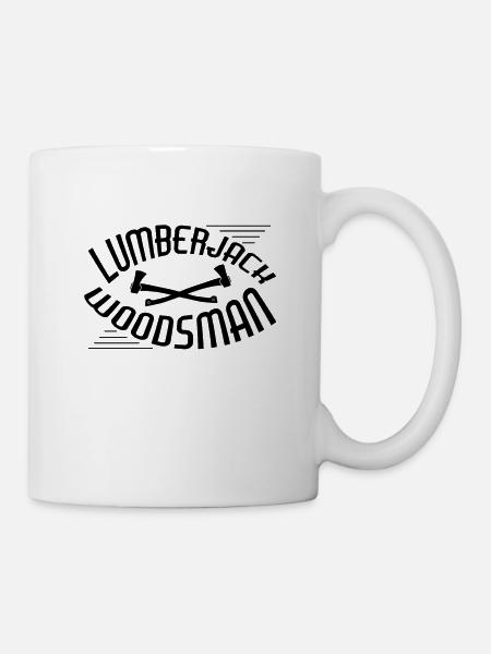 Holzfäller Förster Waldarbeiter Sprüche - Tasse - Weiß