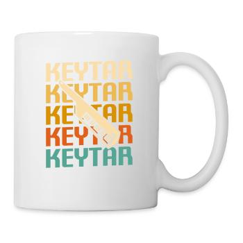 Retro Vintage Classic Keytar Player Instrument - Mug - white - Right