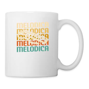 Retro Vintage Classic Melodica Player Instrument - Mug blanc - blanc - Droite