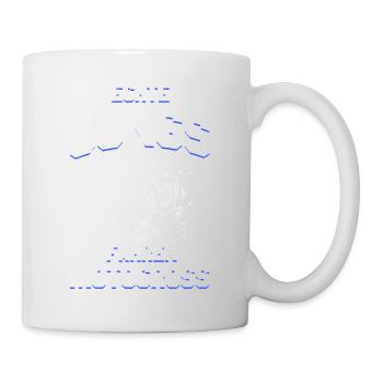 Motocross Enduro Motorrad Freestyle Extrem Sport - Tasse - Weiß - Rechts