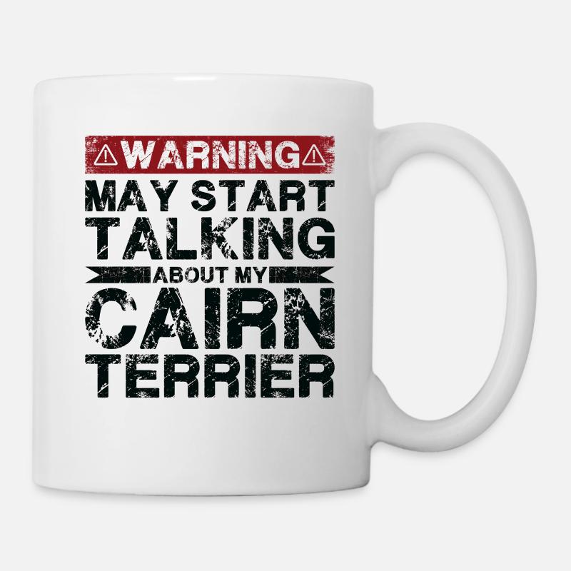Apropos Cairn-Terrier - Tasse - Weiß