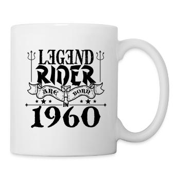 Legend Rider Are geboren 1960 - Tasse - Weiß - Rechts