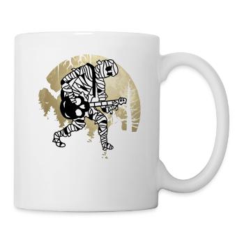 Drôle de guitariste maman jouant de la musique de guitare Hallowe - Mug blanc - blanc - Droite