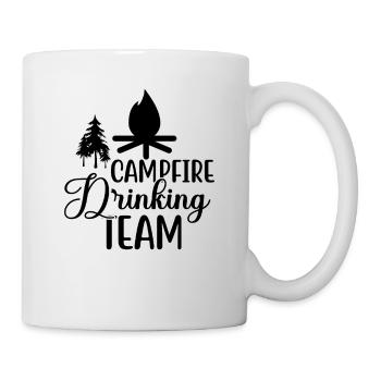 Campfire Drinking Team Hiking Shirt - Mug - white - Right