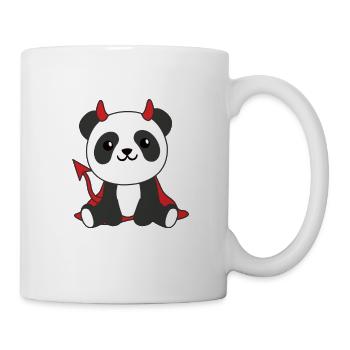 Panda Halloween Sweet Devil Kids Costume de sorcière - Mug blanc - blanc - Droite