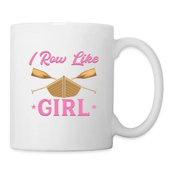 Je rame comme une rameuse - Mug blanc - blanc - Droite