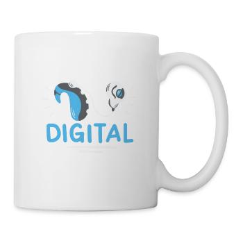 Ich Höre Im Digitalen Gehörlosenbewusstsein - Tasse - Weiß - Rechts