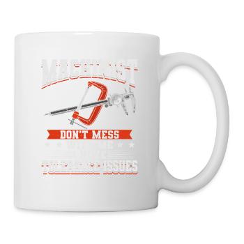 Machines de machiniste - Mug blanc - blanc - Droite