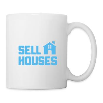 Immobilienmakler Makler Beruf Immobilien - Tasse - Weiß - Rechts