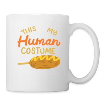 Human Costume Corn Dog - Mug - white - Right