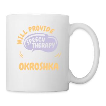 Fournir une orthophonie pour Okroshka Funny Speech - Mug blanc - blanc - Droite