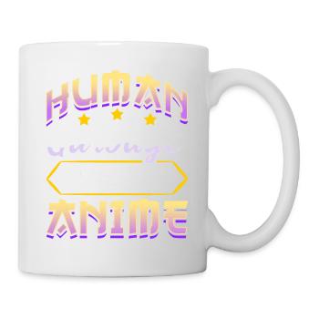 Funny Anime Manga Design Human Garbage - Mug - white - Right