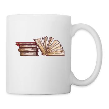 Books because reality is overrated Read - Mug - white - Right