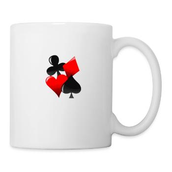 Jeu de cartes Bridge Player - Mug blanc - blanc - Droite