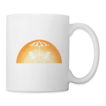 Ich Wäre Jetzt Gerne An Einem Strand In Griechenla - Tasse - Weiß - Rechts