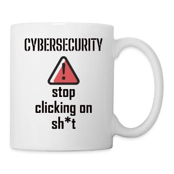 Cybersecurity - IT Security Computer Scientists - Mug - white - Right