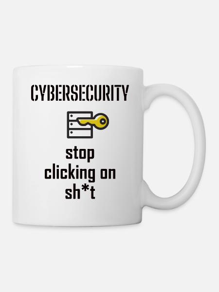 Cybersecurity - IT-Sicherheit Informatiker - Tasse - Weiß