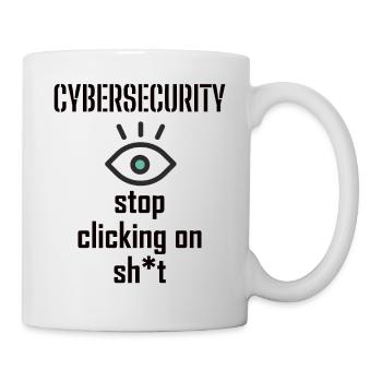 Cybersecurity - IT Security Computer Scientists - Mug - white - Right