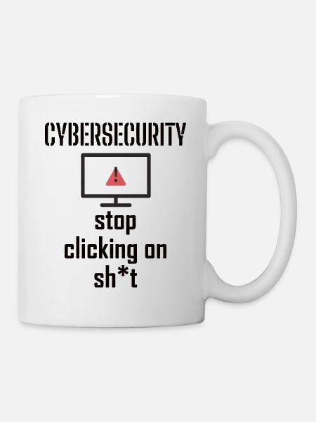 Cybersecurity - IT-Sicherheit Informatiker - Tasse - Weiß