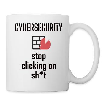 Cybersecurity - IT-Sicherheit Informatiker - Tasse - Weiß - Rechts