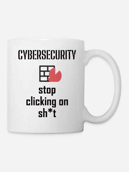 Cybersecurity - IT-Sicherheit Informatiker - Tasse - Weiß