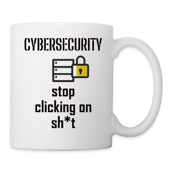Cybersecurity - IT Security Computer Scientists - Mug - white - Right