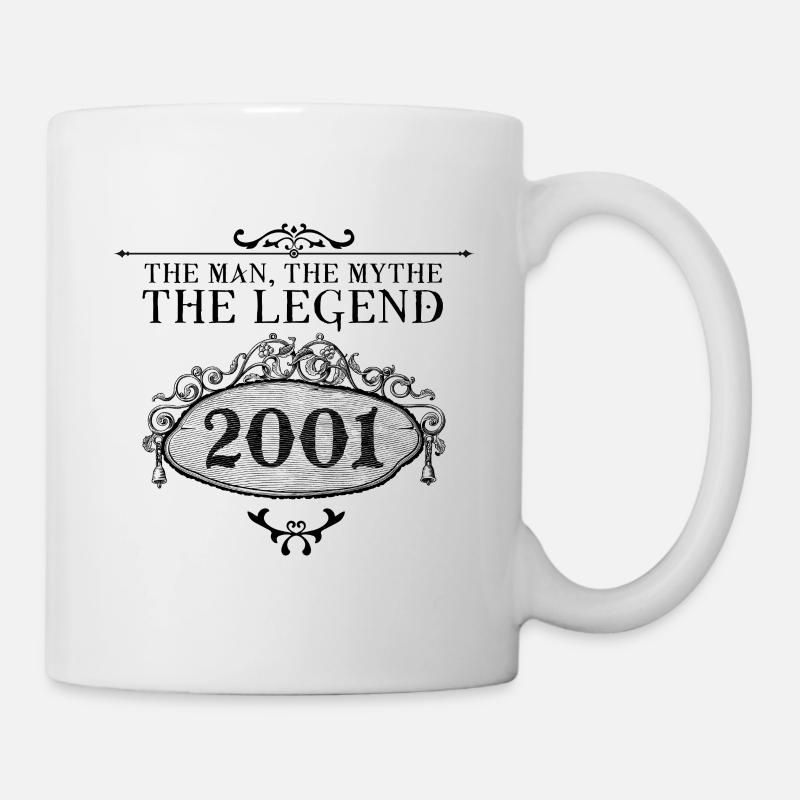 2001 | The Legend since 2001 birthday - Mug blanc - blanc