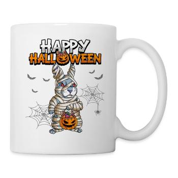 Halloween Hase Mumie - Tasse - Weiß - Rechts