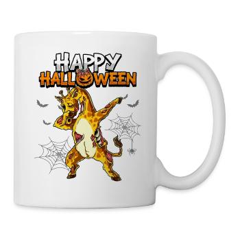 Halloween Giraffe Zombie - Tasse - Weiß - Rechts