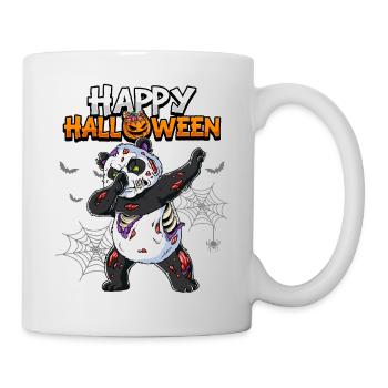 Halloween Panda Zombie - Tasse - Weiß - Rechts