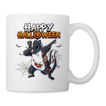 Halloween Stinktier Zombie - Tasse - Weiß - Rechts