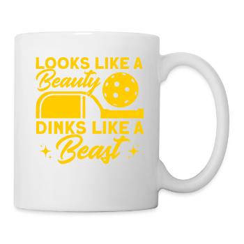 Pickleball Player Pickleball Paddleball Cadeau - Mug blanc - blanc - Droite