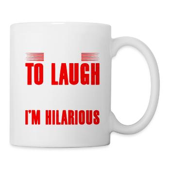 I Try Not To Laugh At My Own Jokes 3 - Mug - white - Right