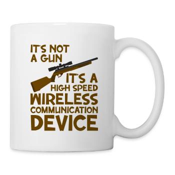 It's A High Speed Wireless Communication Device - Tasse - Weiß - Rechts