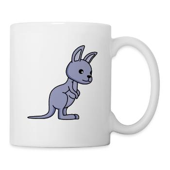 Kangaroo Comic - Tasse - Weiß - Rechts