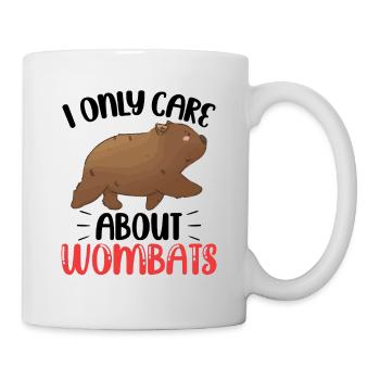 Mag nur Wombat Australien Beuteltier - Tasse - Weiß - Rechts