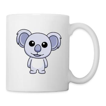 Koala Comic Tier - Tasse - Weiß - Rechts