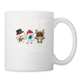 Sight Squad Funny Gnome Reindeer Santa Christmas - Mug - white - Right