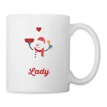 Ich liebe es, eine Lunch-Lady zu sein Weihnachten - Tasse - Weiß - Rechts