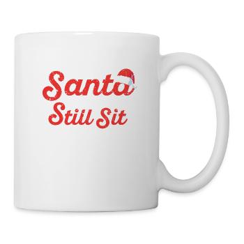 Je ne suis pas le Père Noël, mais tu peux - Mug blanc - blanc - Droite