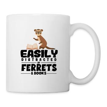 Frettchen Liebhaber Geschenke | Haustiere Tiere - Tasse - Weiß - Rechts
