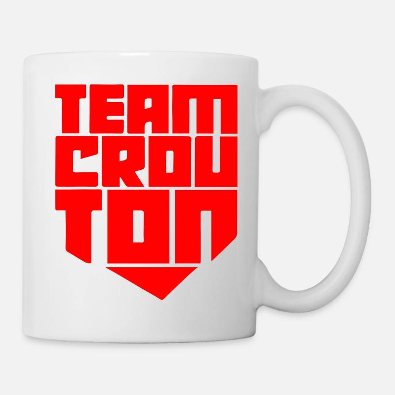 TEAM CROUTON - Mug blanc - blanc