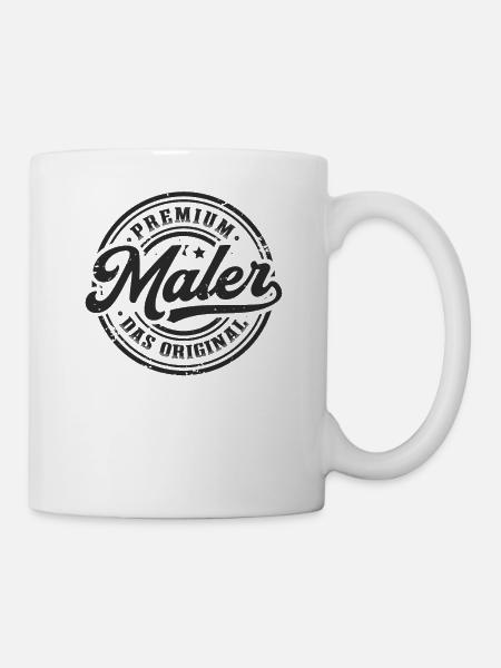 Maler Original Lackierer Vintage - Tasse - Weiß