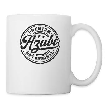 Azubi Ausbildung Abschluss Vintage Auszubildender - Tasse - Weiß - Rechts