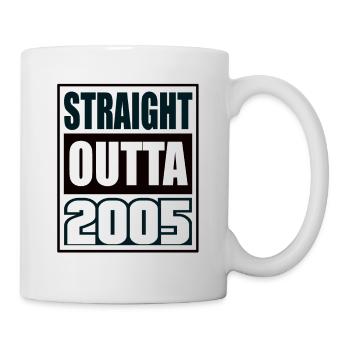 Straight Outta 2005 Birthday 2005 Born 2005 - Mug - white - Right