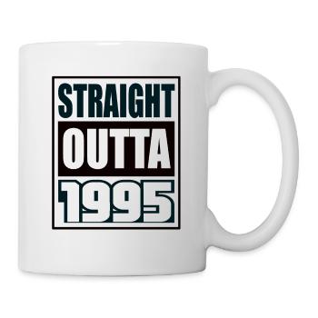 Straight Outta 1995 Birthday 1995 Born 1995 - Mug - white - Right